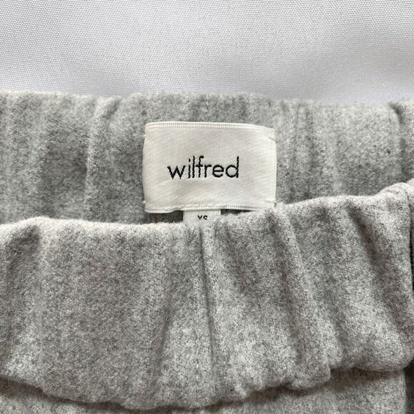 NWOT ARITZIA WILFRED TURQUET HEATHER GREY WOOL JOGGERS - XS - Picture 5 of 8